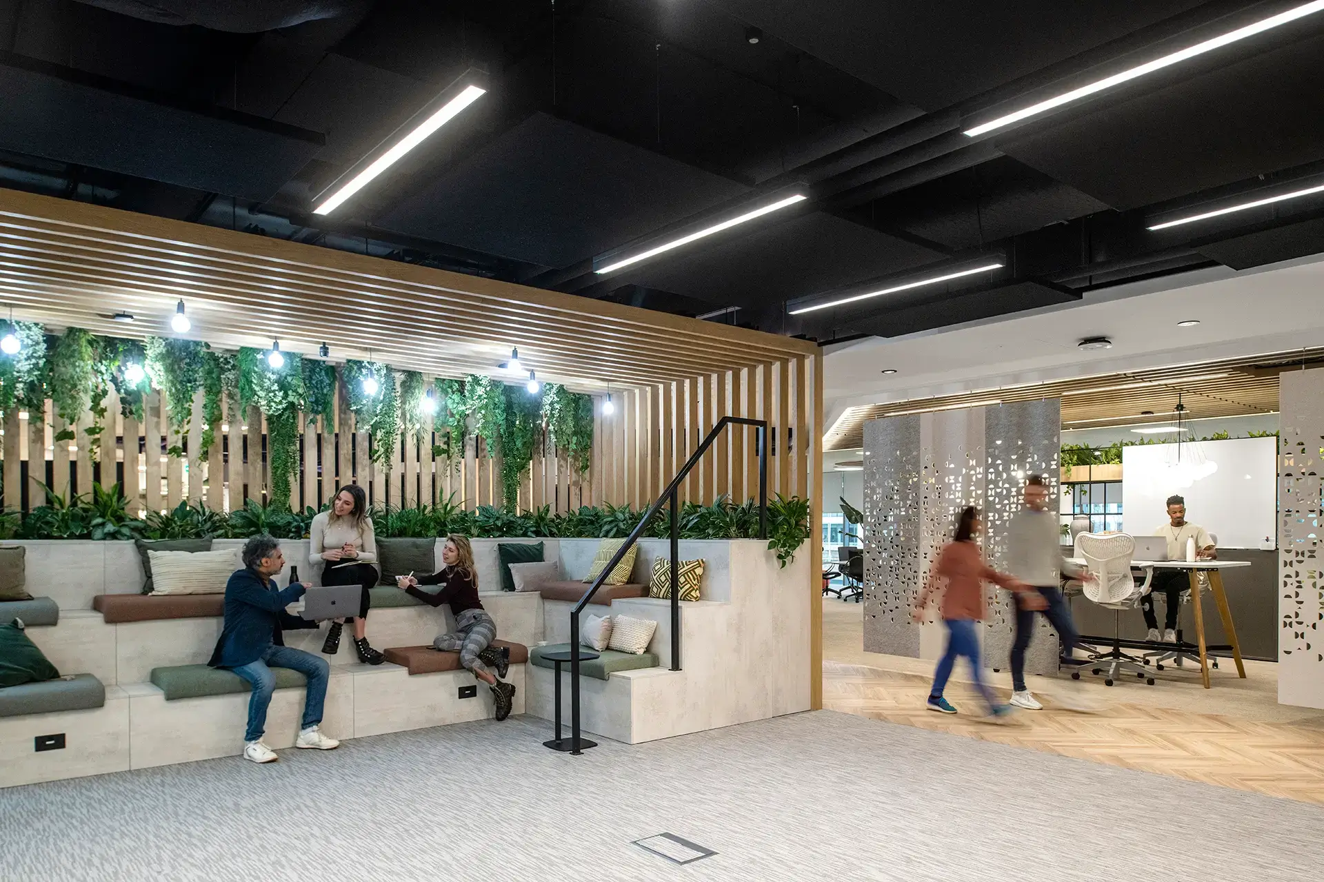 interior of bespoke office fit out